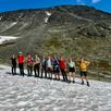 Groepsfoto optionele gletsjerhike Jostedalsbreen
